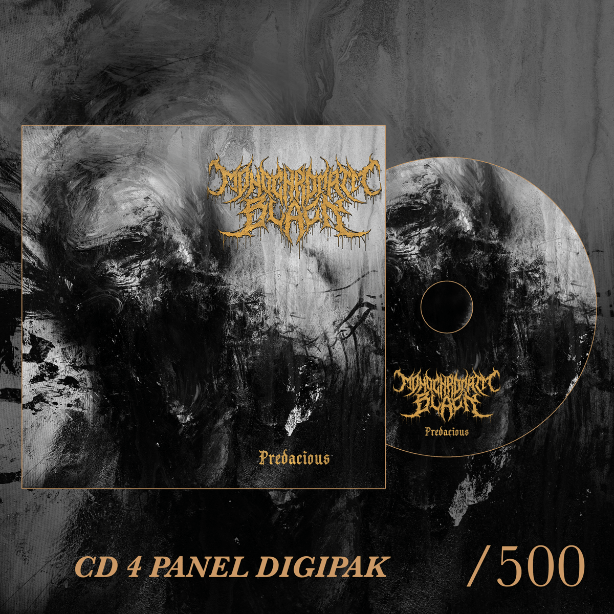 PREDACIOUS EP CD / VINYL (2024) | Monochromatic Black